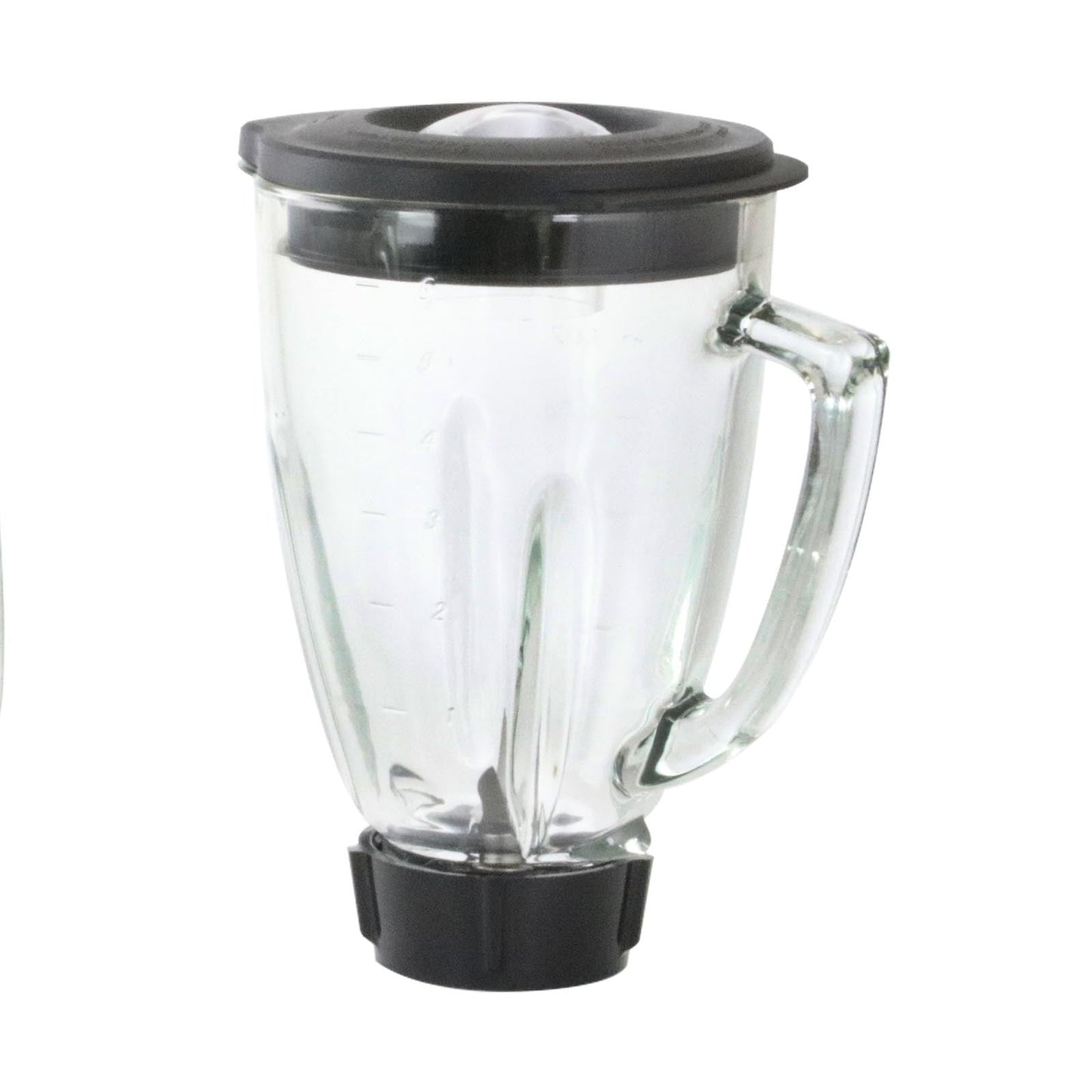 Better Chef 6 Piece 48 Oz Round Blender Glass Jar Replacement Kit W2B