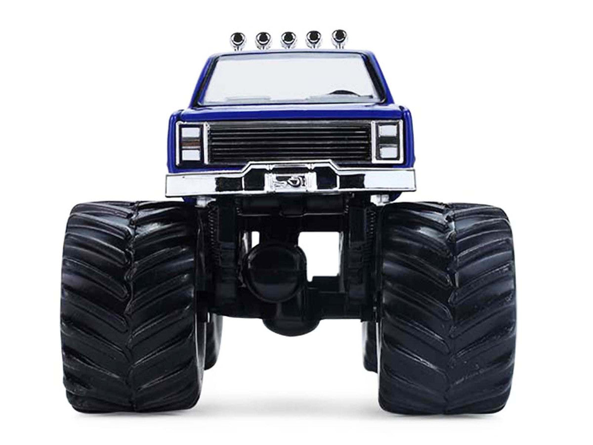 1981 Chevrolet K20 Monster Truck #5 "HendrickCars.com" Blue and White with Graphics "Kings of Crunch - Hendrick Motorsports Tribute" Special Edition 1/64 Diecast Model Car by Greenlight Greenlight