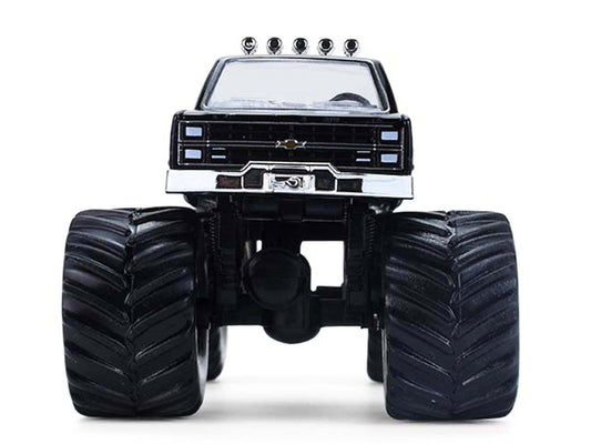 1984 Chevrolet Silverado Monster Truck #48 "Ally" Black and Purple with Graphics "Kings of Crunch - Hendrick Motorsports Tribute" Special Edition 1/64 Diecast Model Car by Greenlight Greenlight