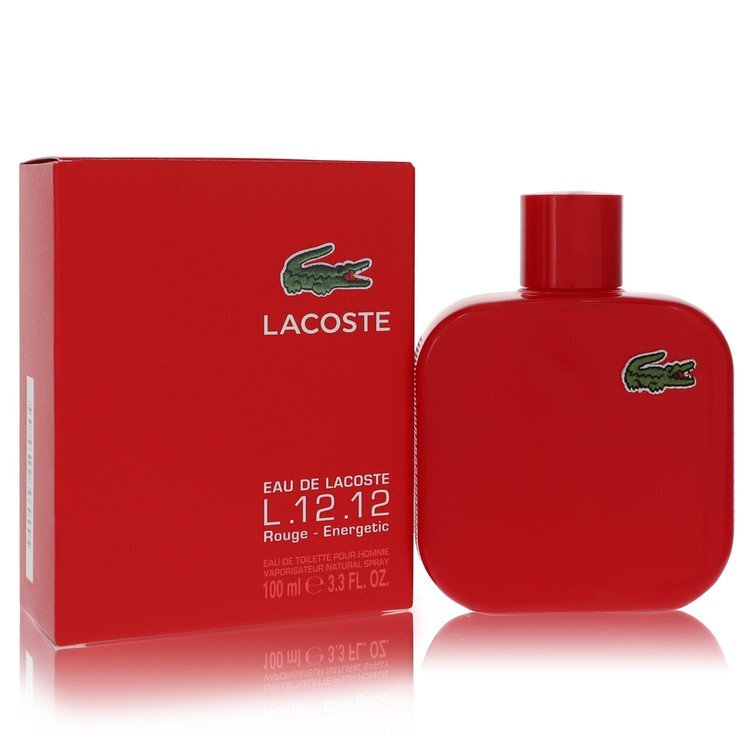 Lacoste Eau De Lacoste L.12.12 Rouge by Lacoste Eau De Toilette Spray 3.3 oz (Men) W2B
