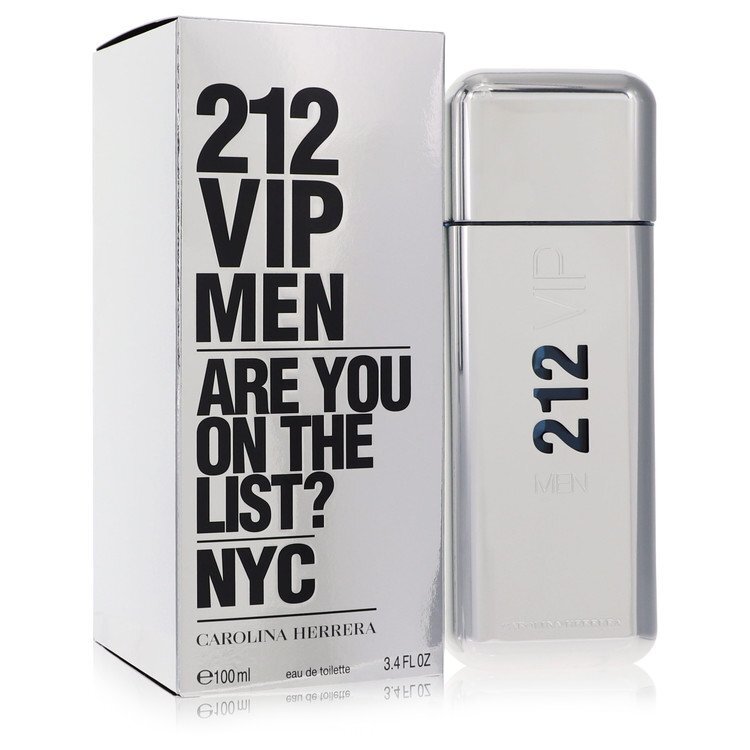 212 Vip by Carolina Herrera Eau De Toilette Spray 3.4 oz (Men) W2B