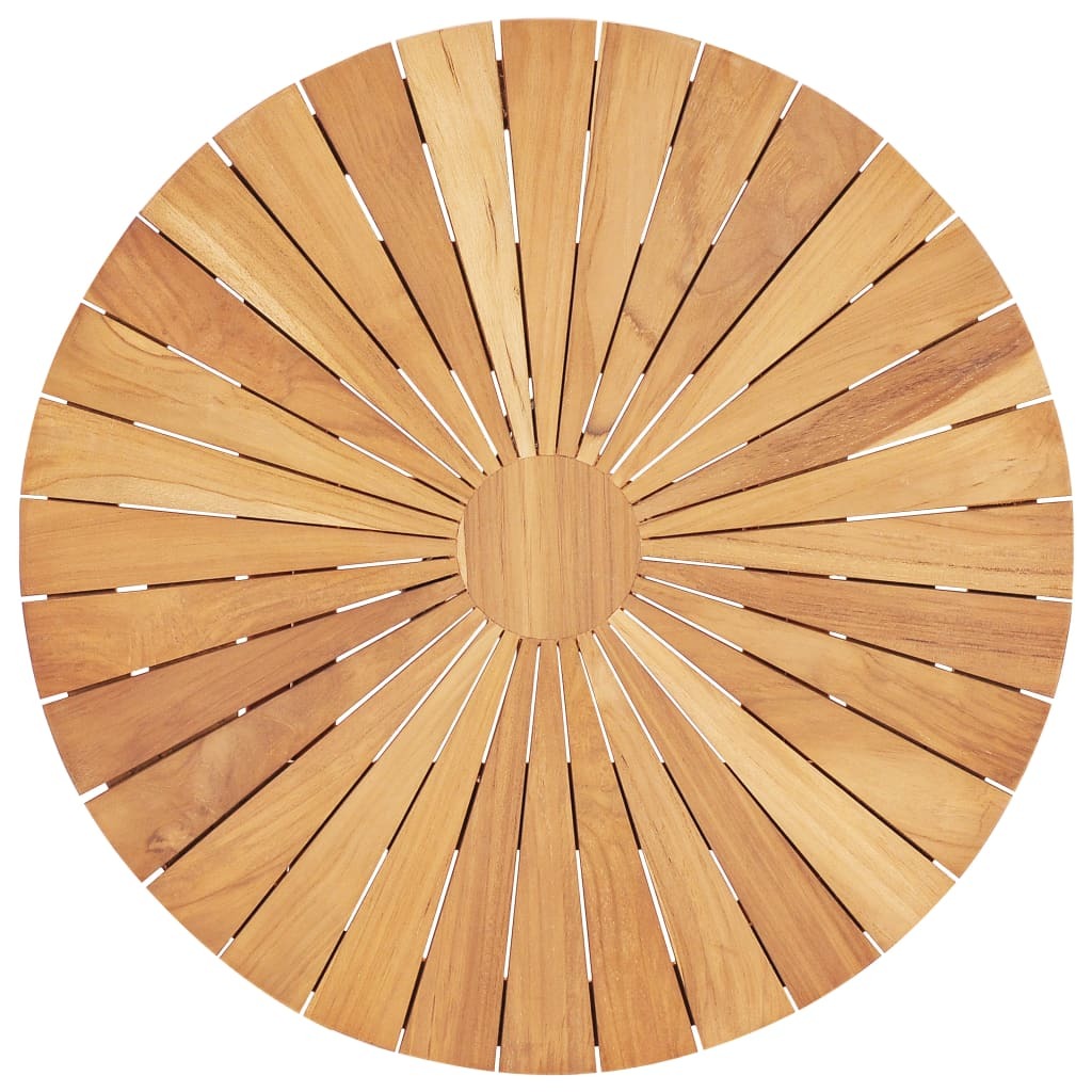 Folding Patio Table  23.6" Solid Teak Wood W2B