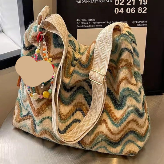 Womens Casual Ethnic-Style Embroidered Crossbody Shoulder Bag LadyShow.Store