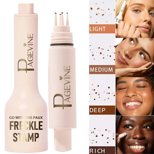 Five Point Freckle Stamp Pen Liquid Air Cushion Natural-Look Lifelike Freckle Quick-Dry Dot Spot Mole Effortless Lasting Makeup LadyShow.Store