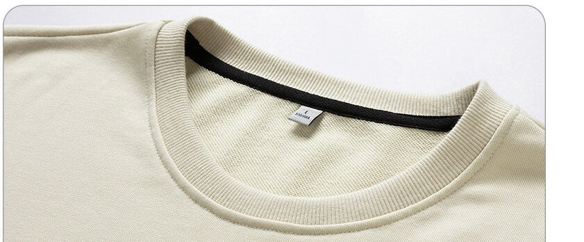 Fleeced Hoodie Pullover For Men With Round Collar LadyShow.Store
