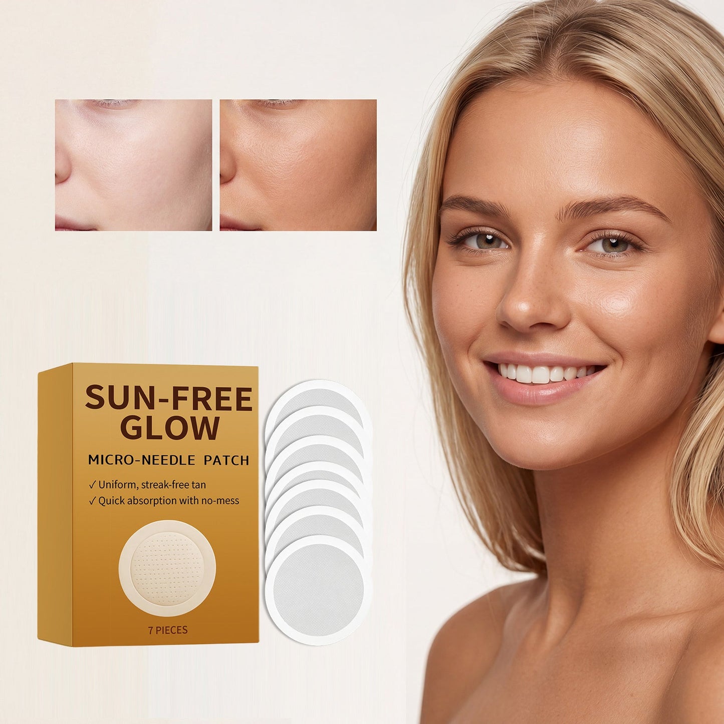 TriLightBeauty Tanning Care Microneedle Patch Tri Light Beauty