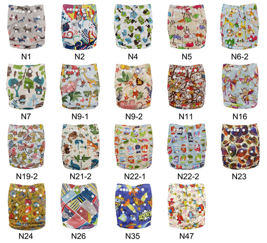Washable Cloth Diapers Baby Waterproof Adjustablebreathable