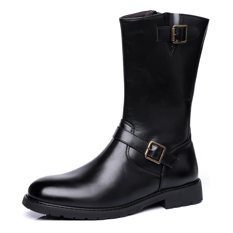 Men's Side-zip Motorcycle Boots Best YouTube Store