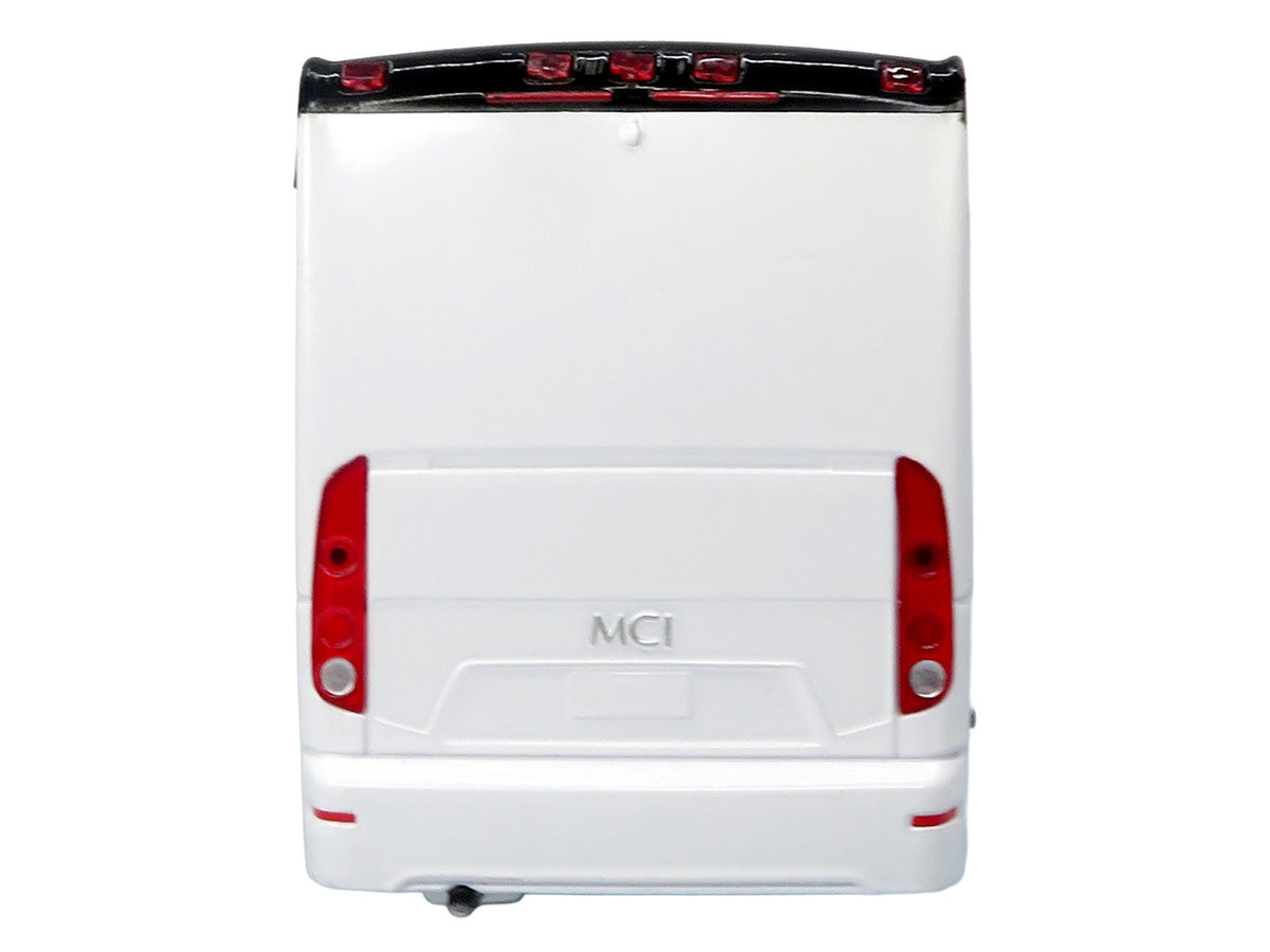 MCI J4500 Coach Bus Blank White Limited Edition 1/50 Model by Iconic Replicas Iconic Replicas