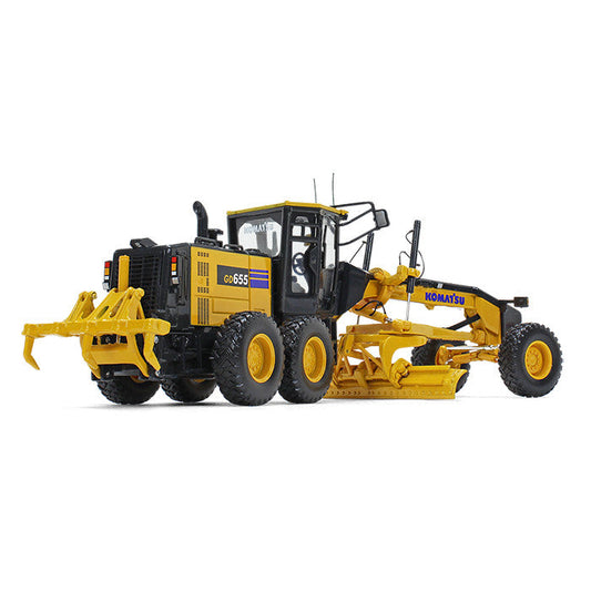 Komatsu GD655-6 Motor Grader with Ripper 1/50 Diecast Model by First Gear First Gear
