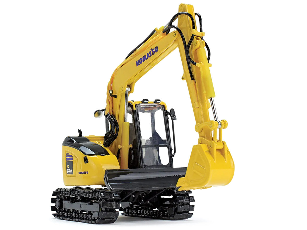 Komatsu PC78US-11 Excavator Yellow 1/50 Diecast Model by DCP/First Gear-3
