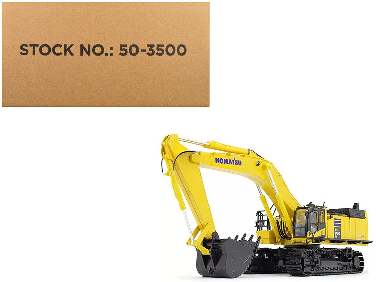 Komatsu PC900LC-11 Excavator Yellow 1/50 Diecast Model by First Gear-4