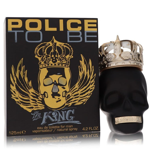 Police To Be The King by Police Colognes Eau De Toilette Spray 4.2 oz (Men) W2B