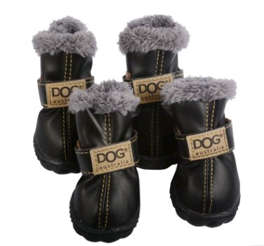Dog Thick Snow Boots Keep Warm Teddy Autumn And Winter VIP Shoes LadyShow.Store
