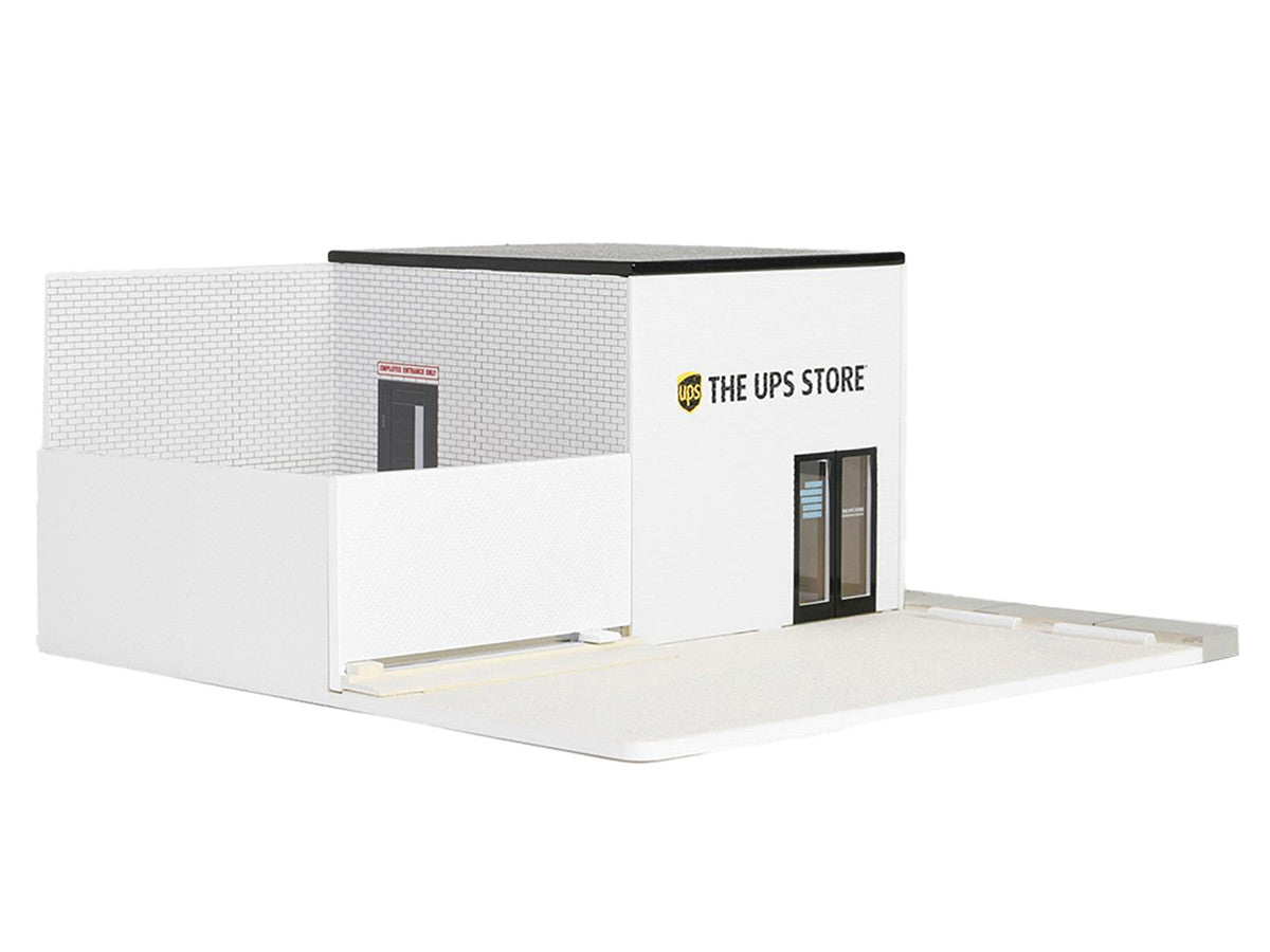The UPS Store Diorama "Mechanic's Corner" for 1/64 Scale Models by Greenlight Greenlight