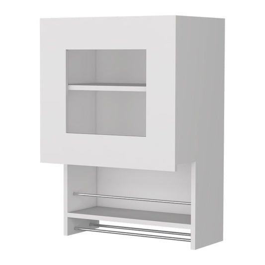 20" White Accent Cabinet With Two Shelves W2B