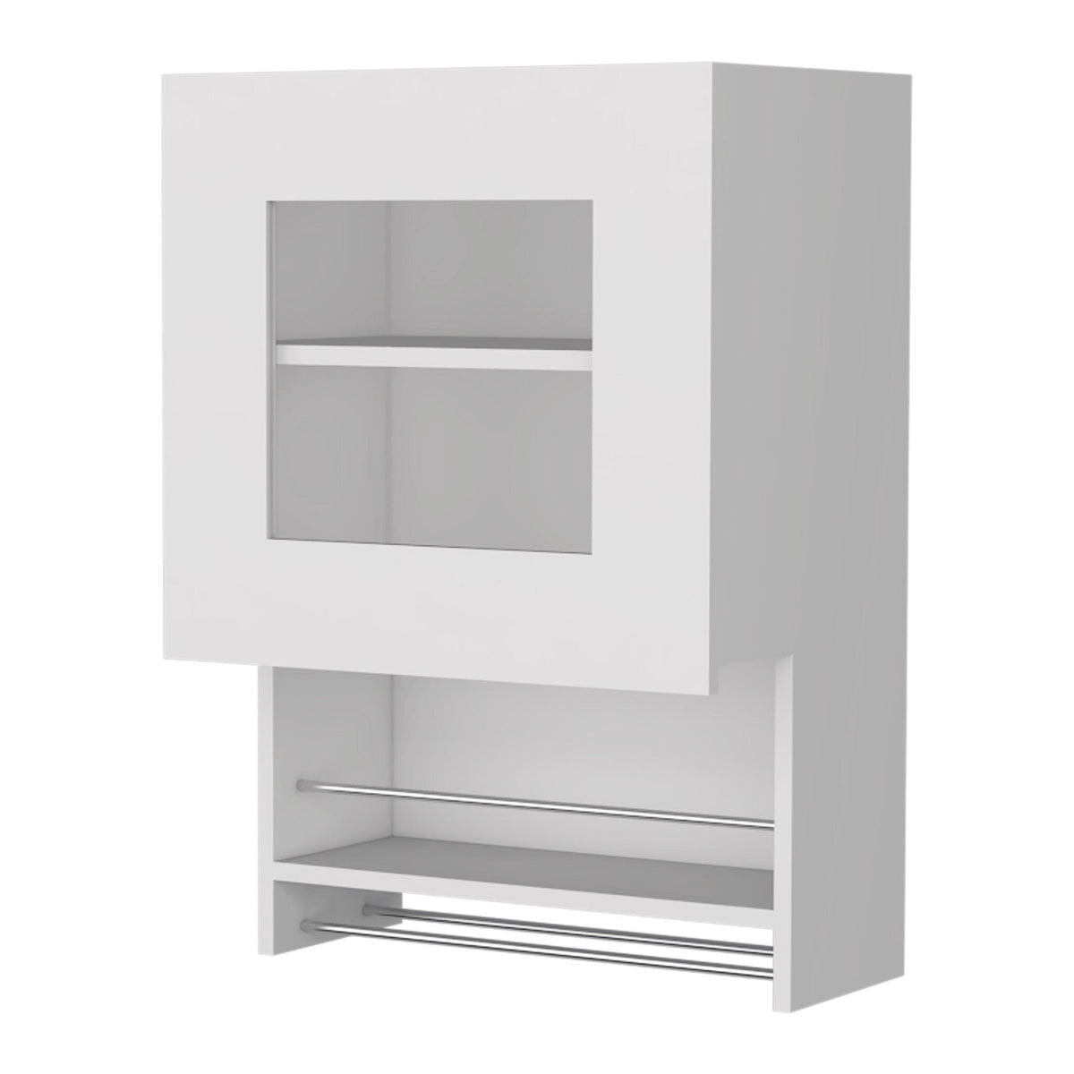20" White Accent Cabinet With Two Shelves W2B