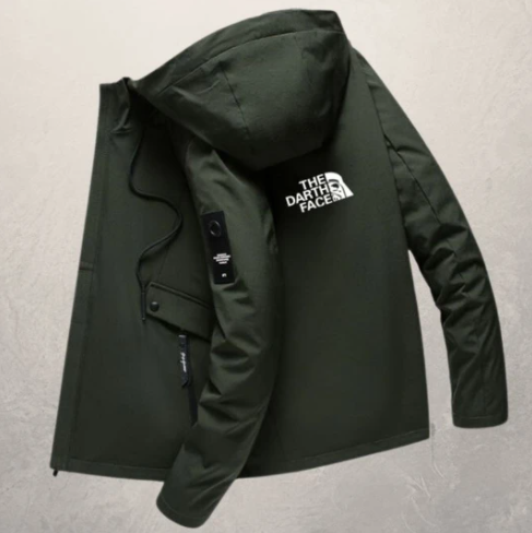 Men's Casual Loose Sports Hooded Jacket Pi-Mart