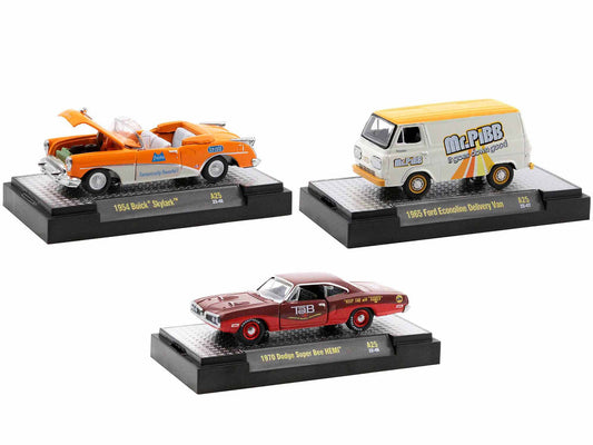 "Sodas" Set of 3 pieces Release 25 Limited Edition to 6250 pieces Worldwide 1/64 Diecast Model Cars by M2 Machines M2