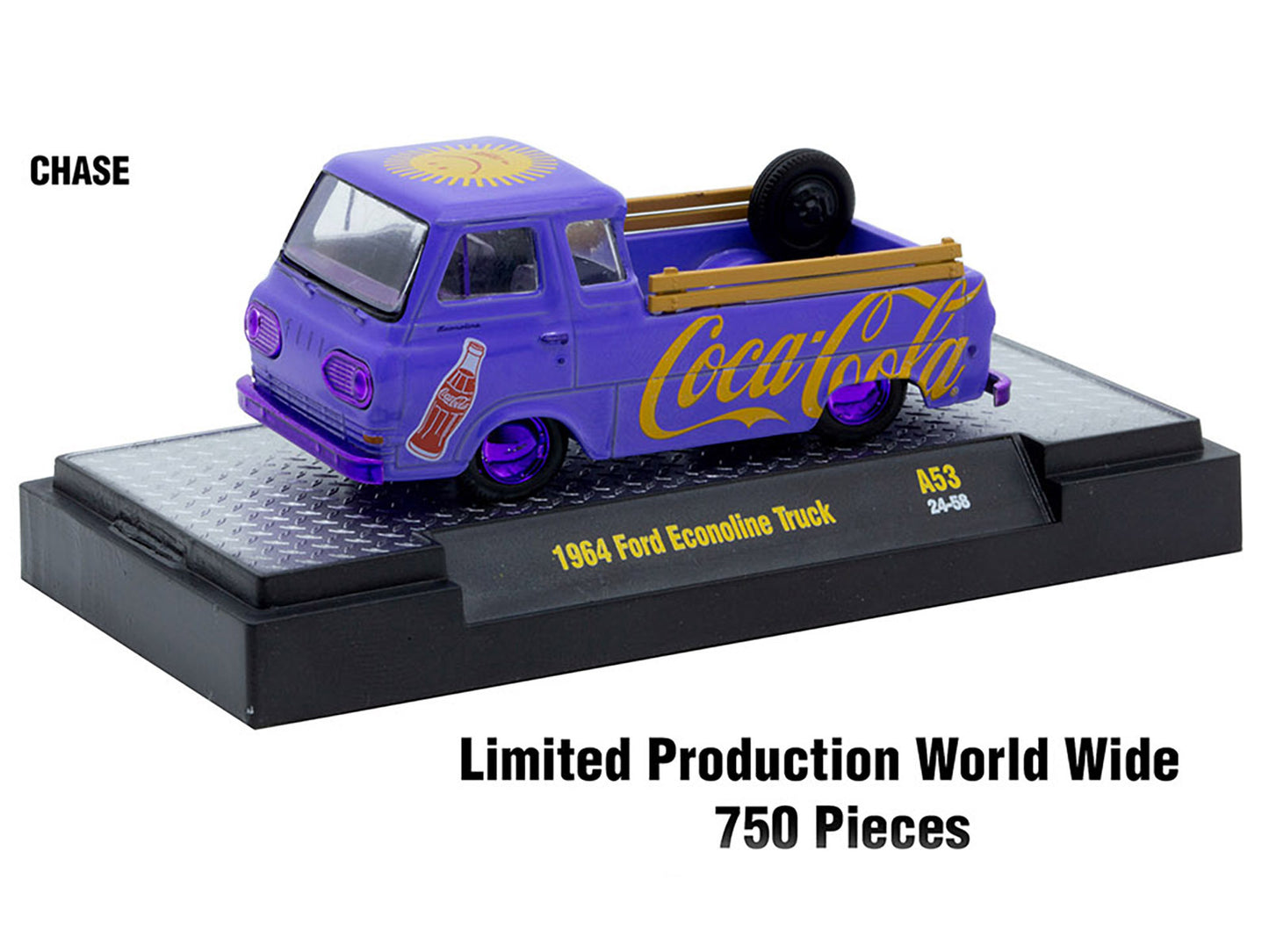 "Coca-Cola" Set of 3 pieces Release 53 Limited Edition to 10000 pieces Worldwide 1/64 Diecast Model Cars by M2 Machines