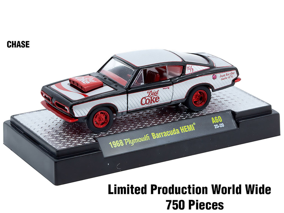 "Sodas" Set of 3 pieces Release 60 Limited Edition to 10000 pieces Worldwide 1/64 Diecast Model Cars by M2 Machines M2