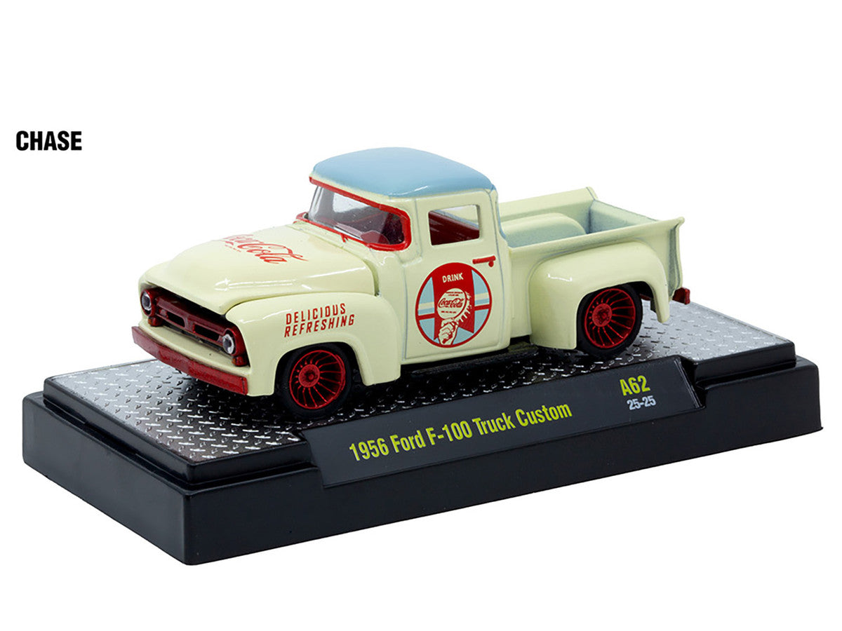 "Coca-Cola" Set of 3 pieces Release 62 Limited Edition to 8000 pieces Worldwide 1/64 Diecast Model Cars by M2 Machines-2