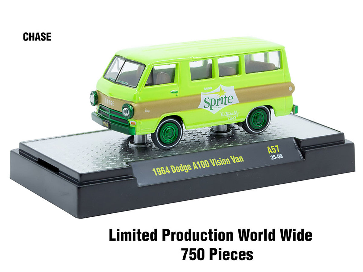 "Sodas" Set of 3 pieces Release 57 Limited Edition to 10000 pieces Worldwide 1/64 Diecast Model Cars by M2 Machines M2
