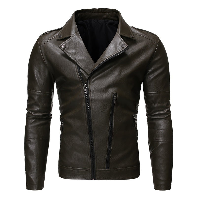 Motorcycle leather jacket LadyShow.Store