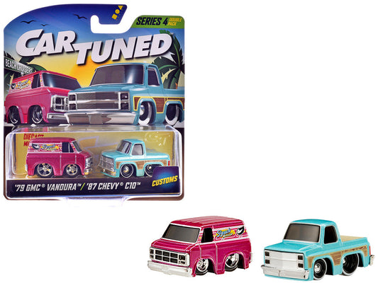 "Customs" Series 4 Double Pack Set of 2 Cars Diecast Model Cars by CarTuned Car Tuned