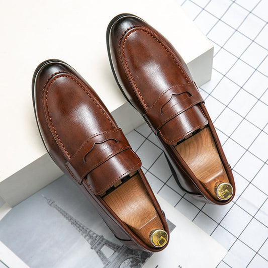 Pointed Toe Minimalist Leather Shoes In British Style Best YouTube Store