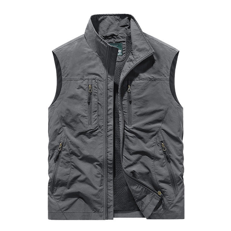 Outdoor Fleece Work Vest Fleece Sweatshirt Reversible Best YouTube Store