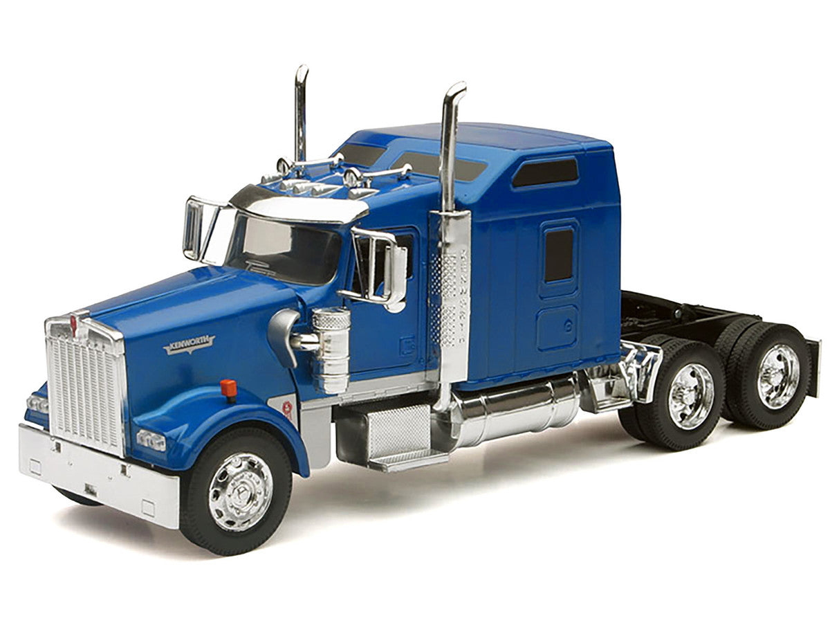Kenworth W900 Truck Tractor Blue Metallic 1/32 Diecast Model by New Ray New Ray