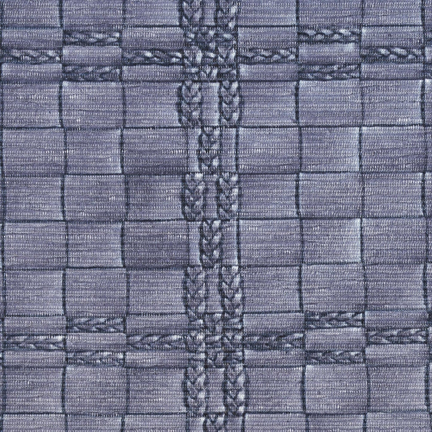 8' x 10' Blue and Gray Geometric Power Loom Washable Non Skid Area Rug