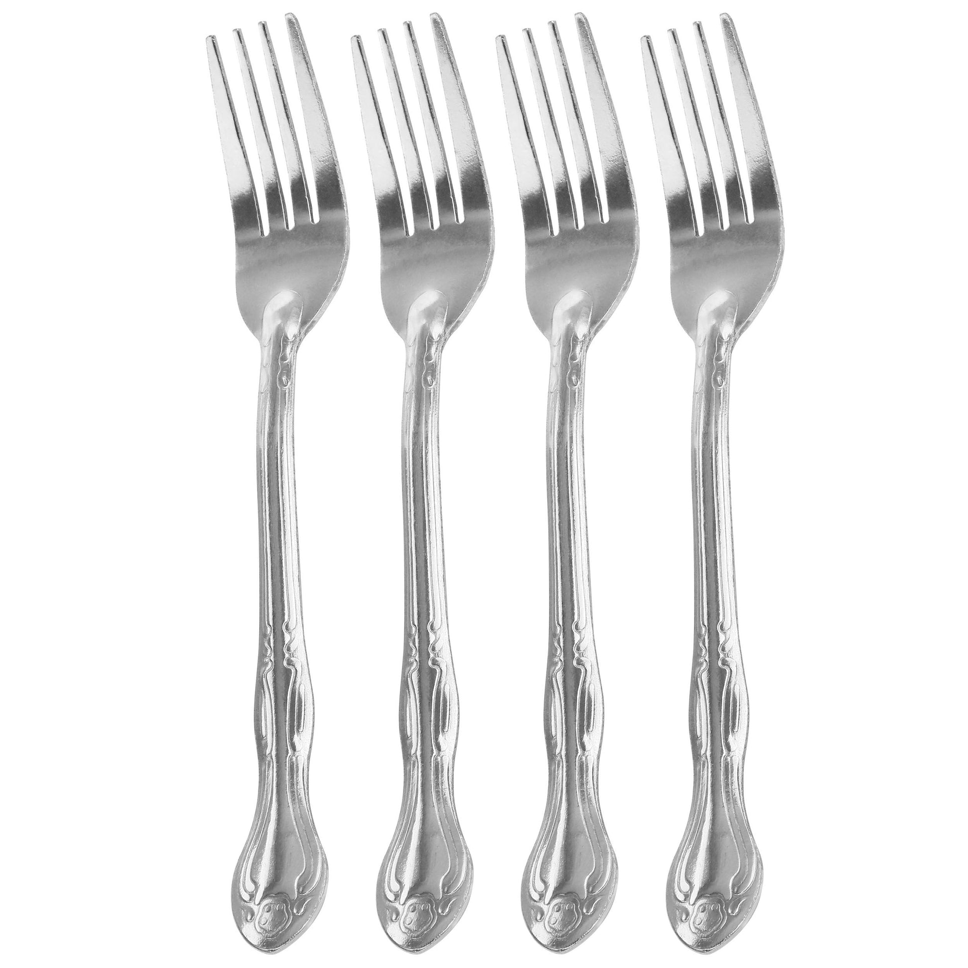 Gibson Home Abbie 4 Piece Stainless Steel Dinner Fork Set W2B