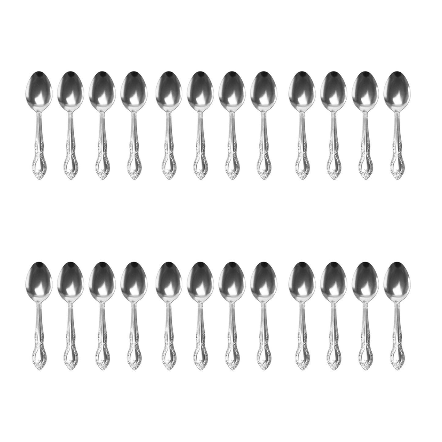 Abbie 24 Piece Stainless Steel Teaspoon Set W2B