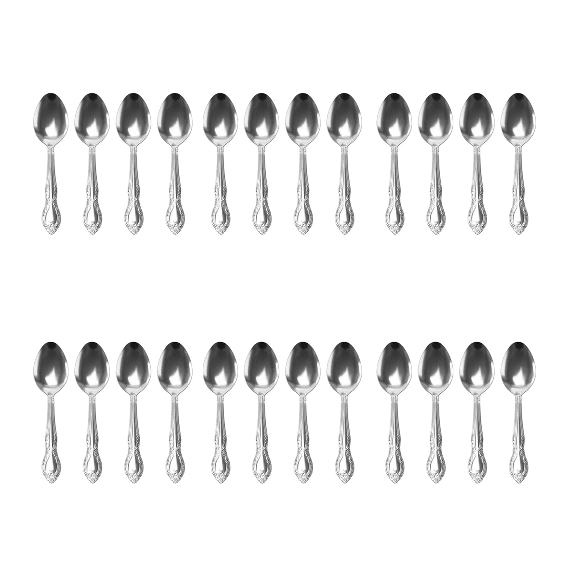 Abbie 24 Piece Stainless Steel Teaspoon Set W2B