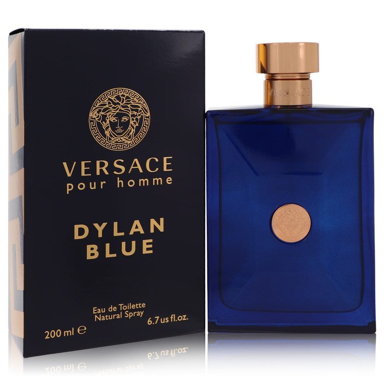 Versace Pour Homme Dylan Blue by Versace Eau De Toilette Spray 6.7 oz (Men) W2B