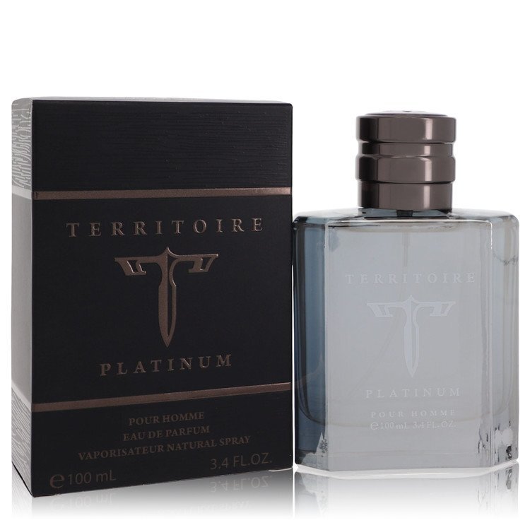 Territoire Platinum by YZY Perfume Eau De Parfum Spray 3.4 oz (Men) W2B