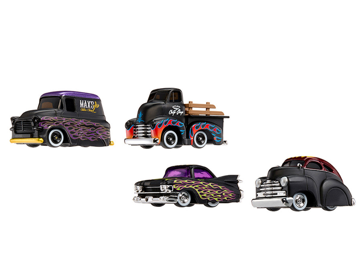 "Dead Sleds" Double Pack Series 7 Set of 4 Cars Diecast Model Cars by CarTuned-1