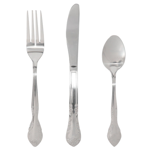 Gibson Everyday Fairmont 3 Piece Stainless Steel Flatware Set W2B