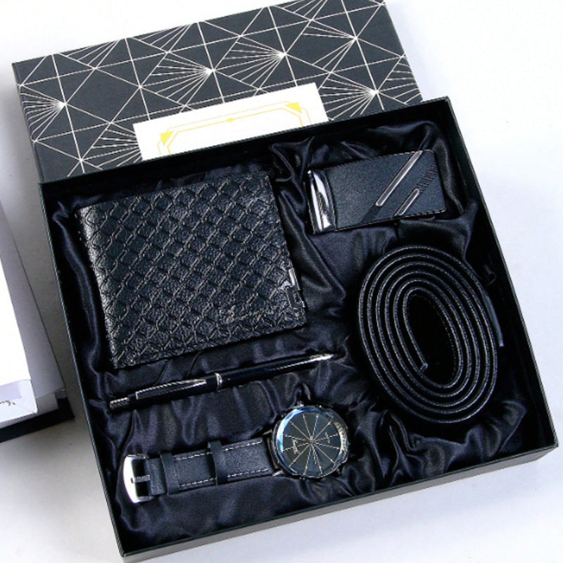 Cross-Border Men's Gift Business Gift Suit Belt Wallet For Boyfriend Valentine's Day Christmas Gift CJD