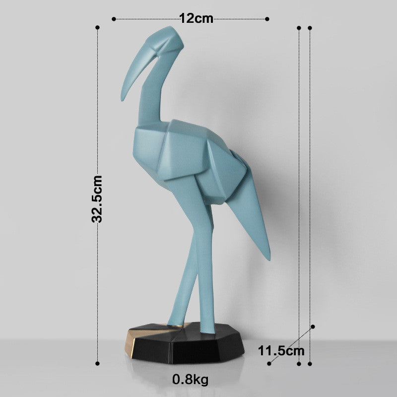 Nordic Creative Flamingo Decoration Resin Crafts CJD