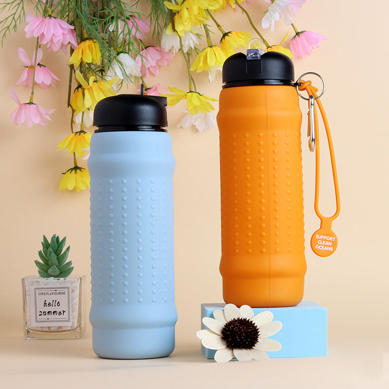 Portable Silicone Water Bottle for Outdoor Travel LadyShow.Store