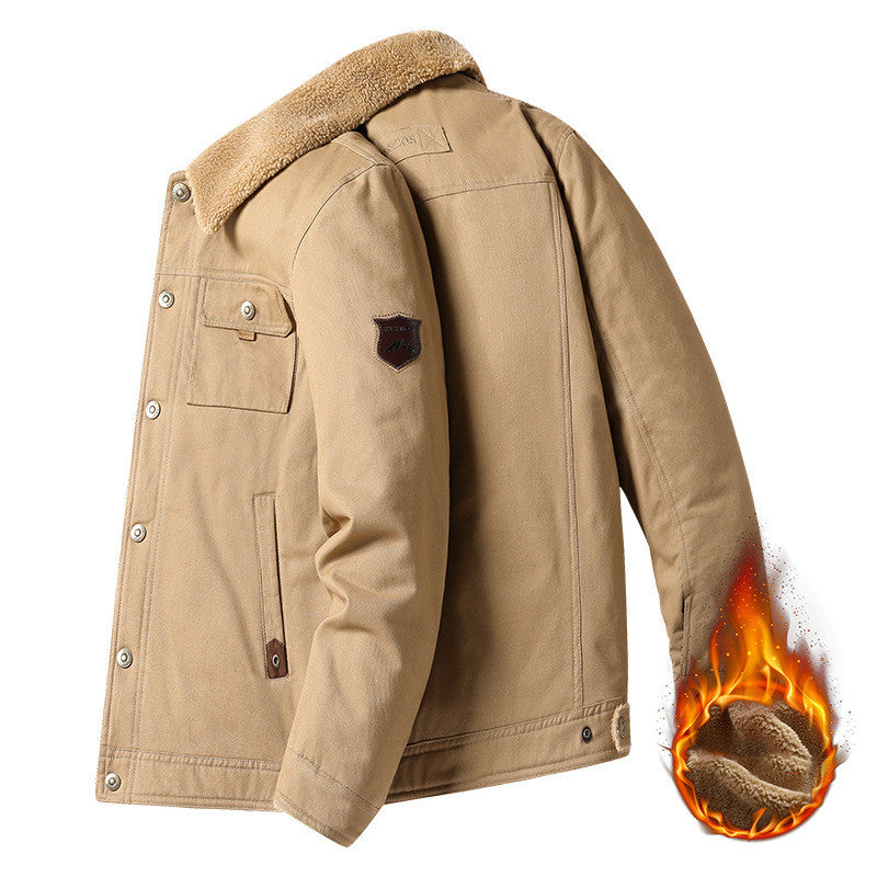 New Flying Casual Top Fashion Versatile Workwear Coat Male Best YouTube Store