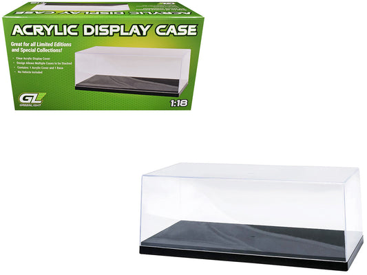 Acrylic Display Case for 1/18-1/24 Scale Model Cars with Black Plastic Base (Replaces Greenlight 55020) by Greenlight-0