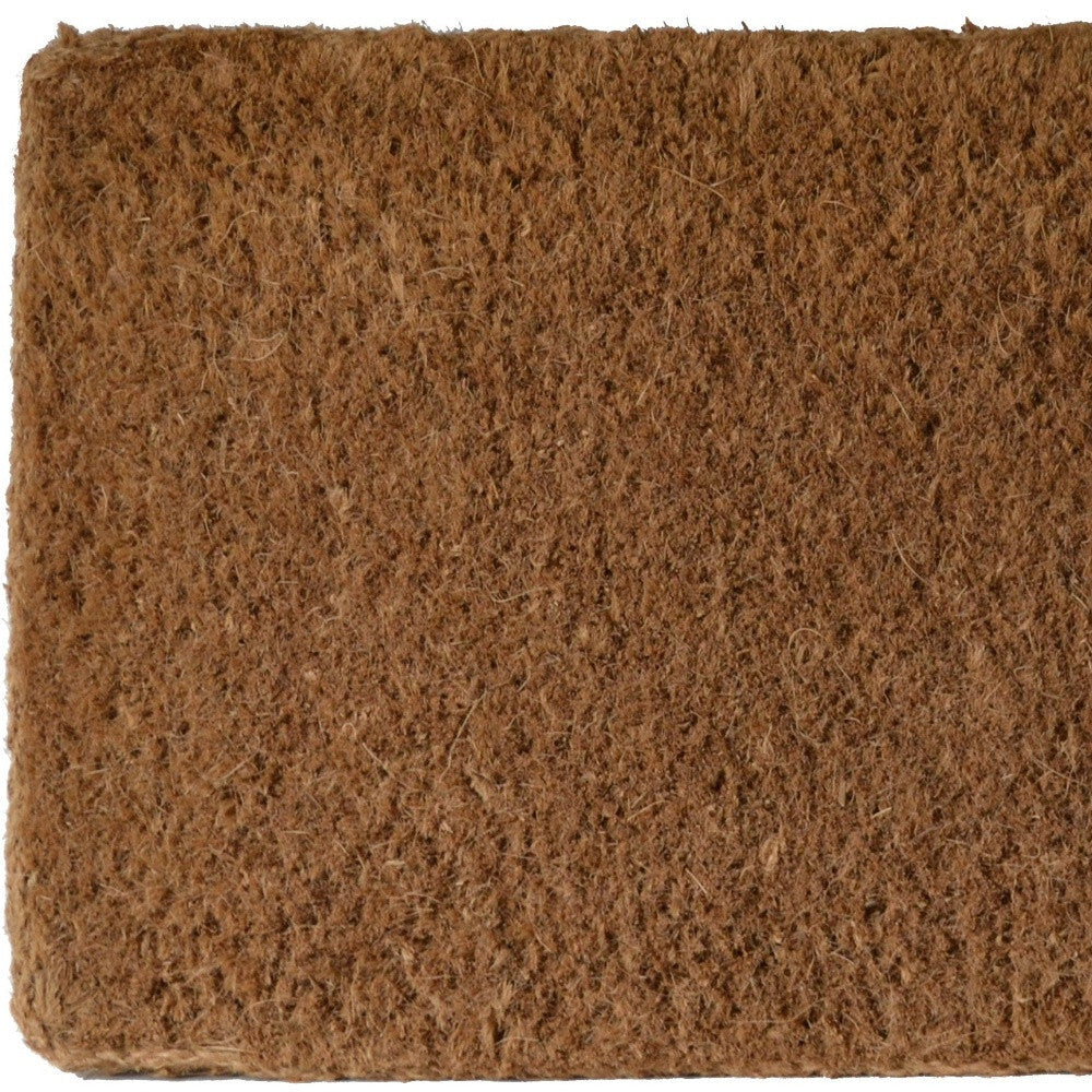 18" X 30" Brown Coir Outdoor Door Mat W2B