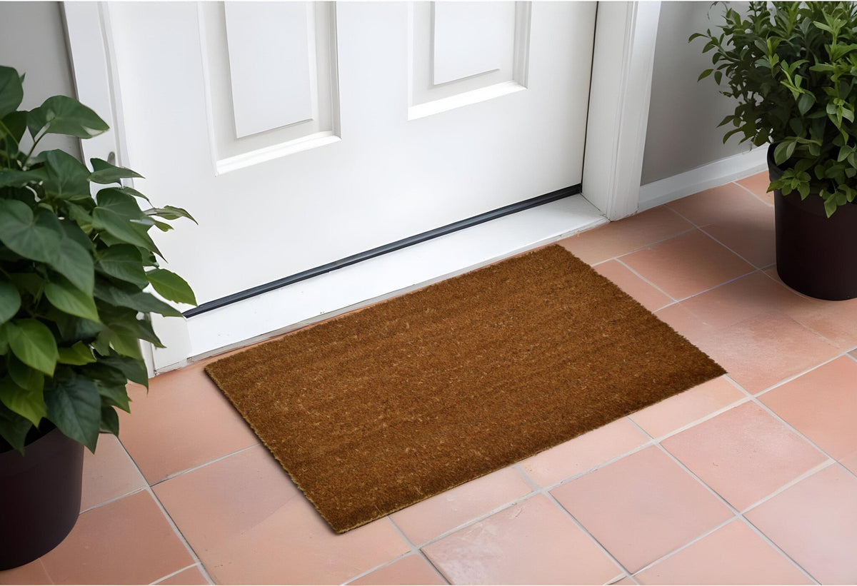 24" X 36" Brown Coir Outdoor Door Mat W2B