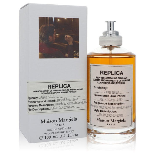 Replica Jazz Club by Maison Margiela Eau De Toilette Spray (Unisex) 3.4 oz (Men) W2B