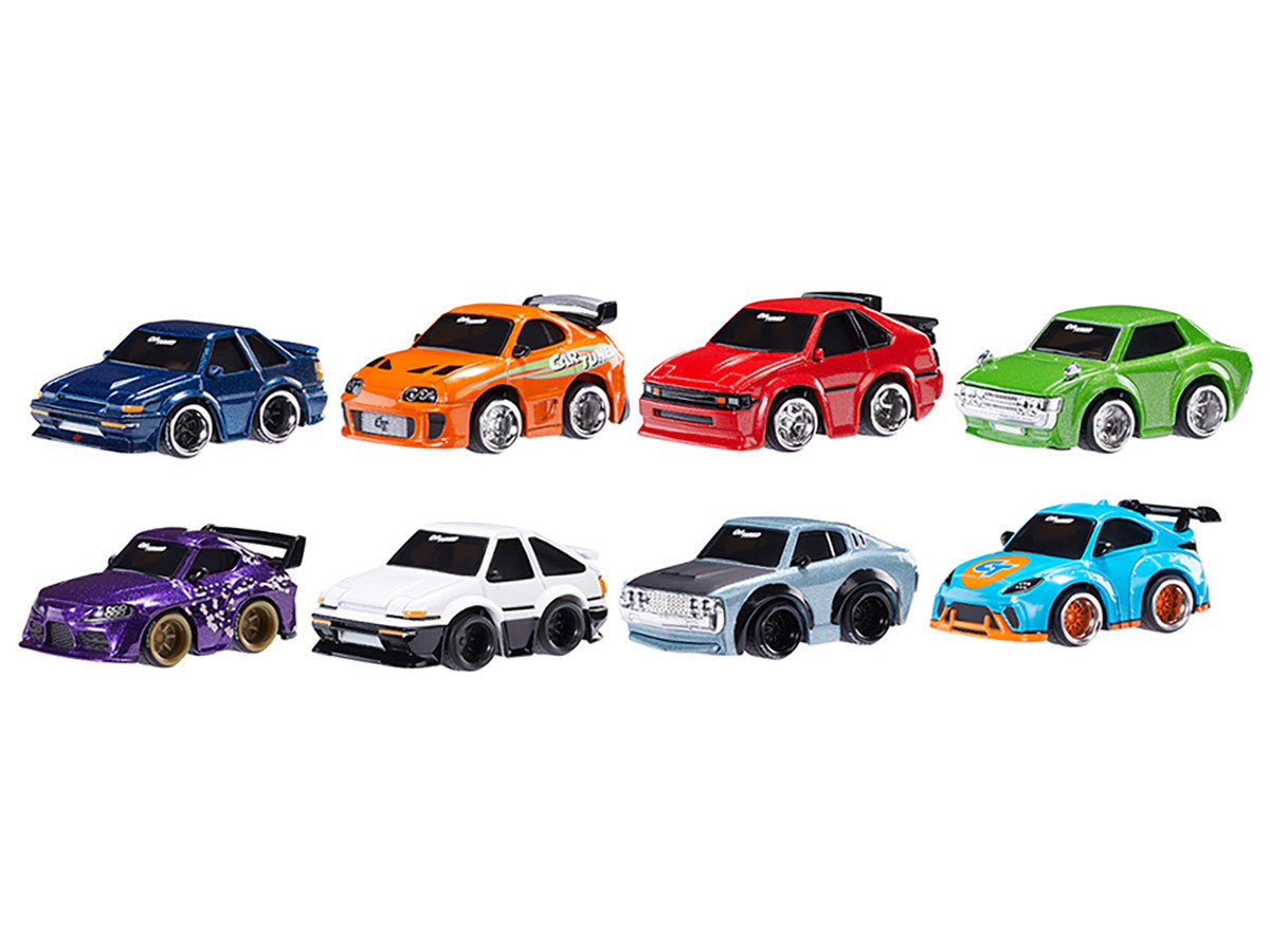 JDM Tuners Series 1 Set of 8 Pieces Diecast Model Cars by CarTuned Car Tuned