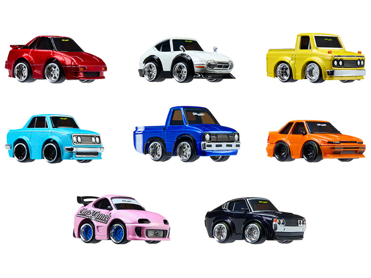 JDM Tuners Series 4 Set of 8 Pieces Diecast Model Cars by CarTuned Car Tuned